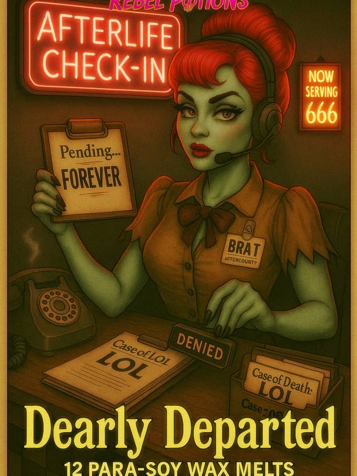 Dearly Departed mini skull wax melts for wholesale by Rebel Potions