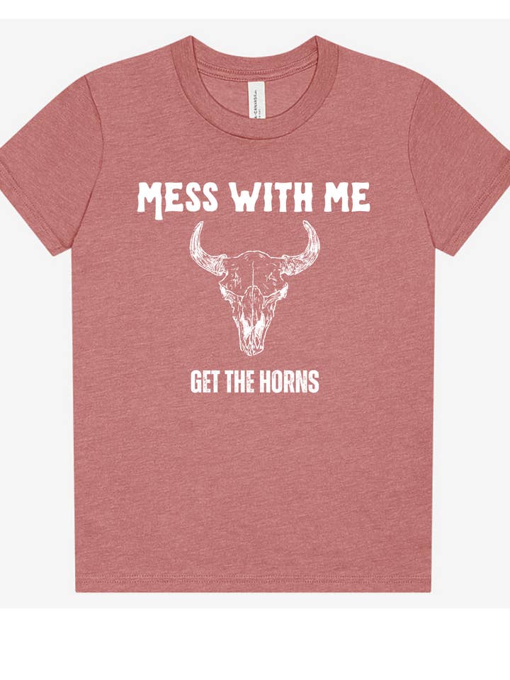 Embêtez-moi, prenez les cornes Body/T-shirt graphique pour bébé pour la vente par Rock n' Rodeo