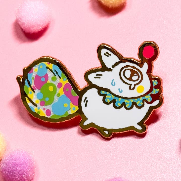 Payaso Tonto - Zorro Ansioso Pin de Esmalte para venta al por mayor de Anxiety Fox