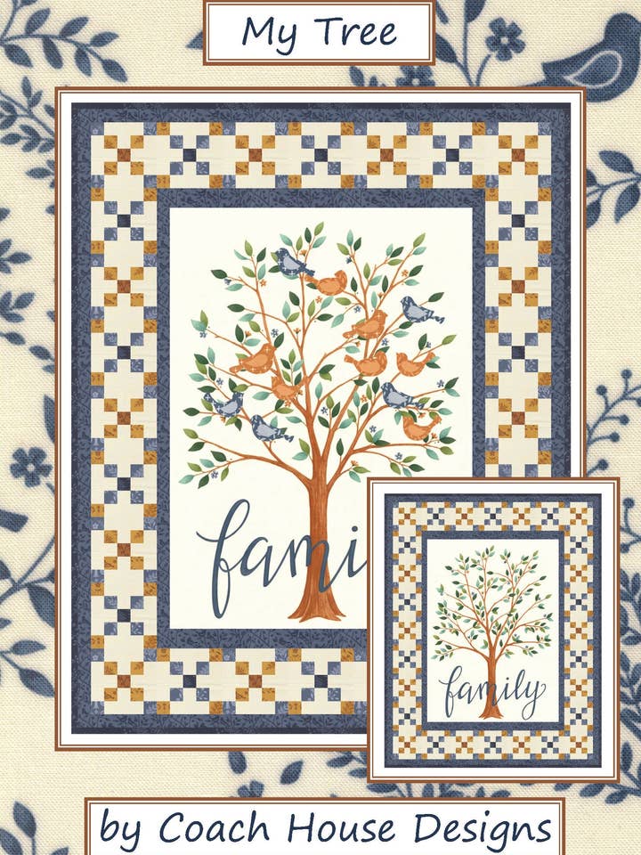 Mon modèle de courtepointe d'arbre (précommande) pour la vente par Coach House Designs
