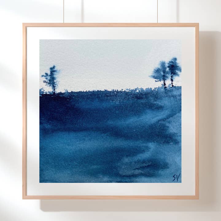 Akvarel kunsttryk „Chi“ for engroshandel hos Sue Vittner Art