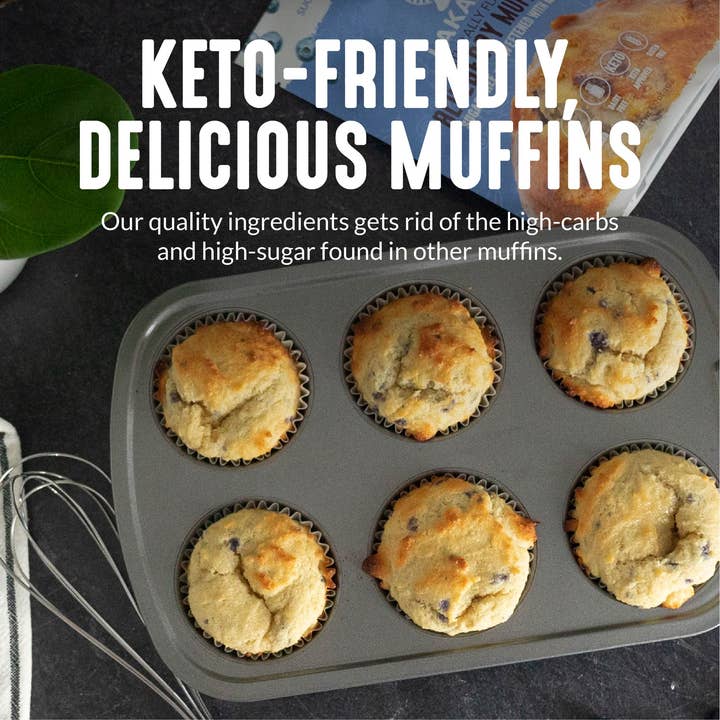 Lakanto - Wholesale Muffin Mix - Lakanto Sugar Free Blueberry Muffin Mix - 12 Muffins
