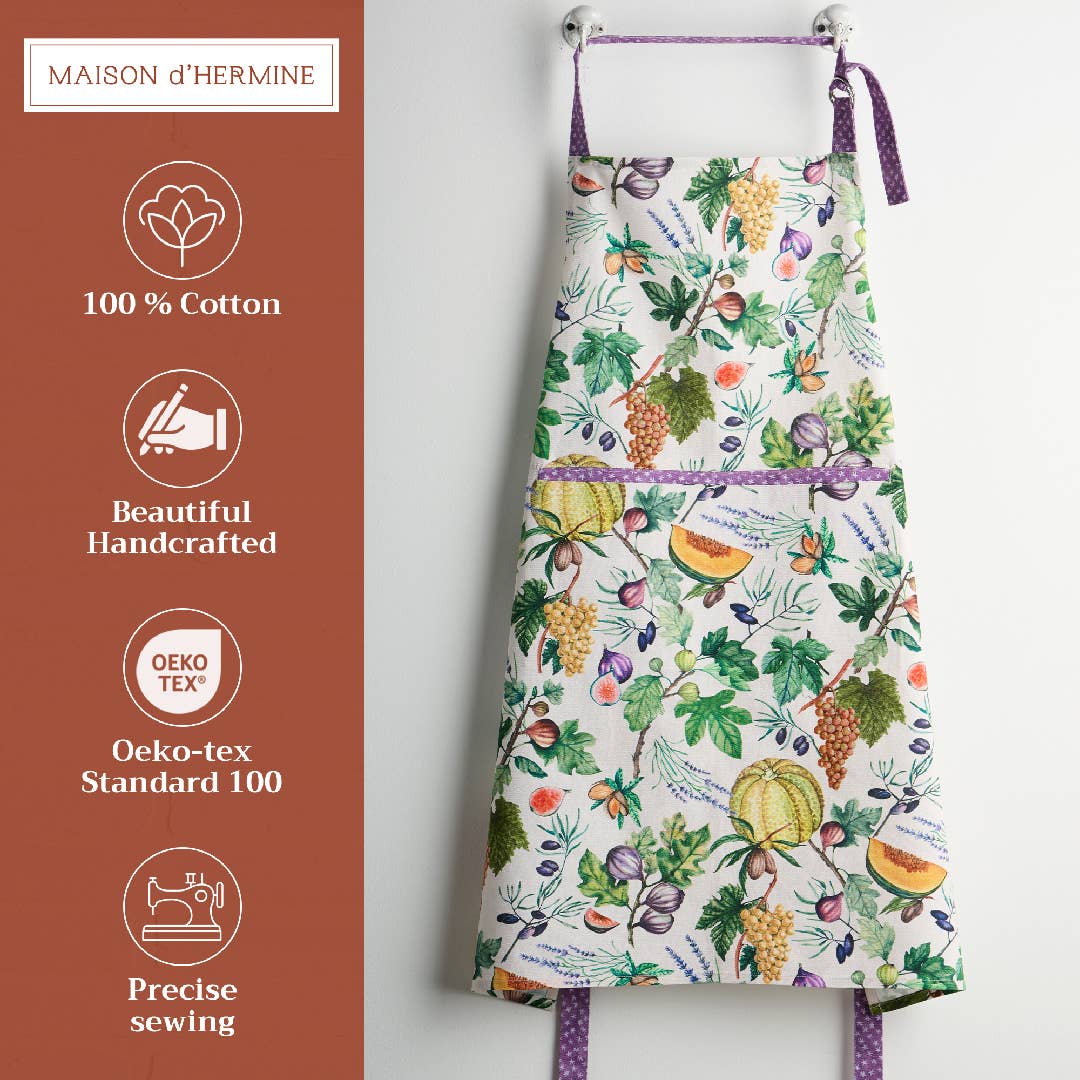 Maison d'Hermine - Design in Every Thread - Wholesale Apron - Apron 100% Cotton - Everyday Cooking - Cavaillon1