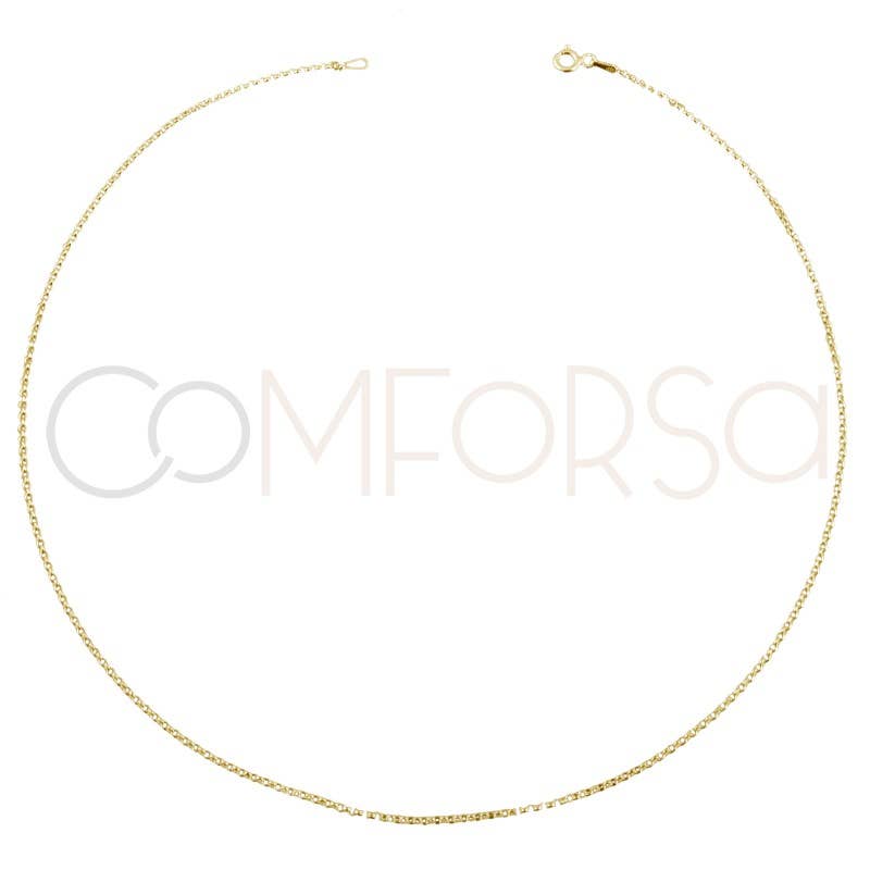 COM FORSA SL - Wholesale Schakelketting - Rolo Diamantketting 1,5 mm Ext. Verguld 925 zilver5