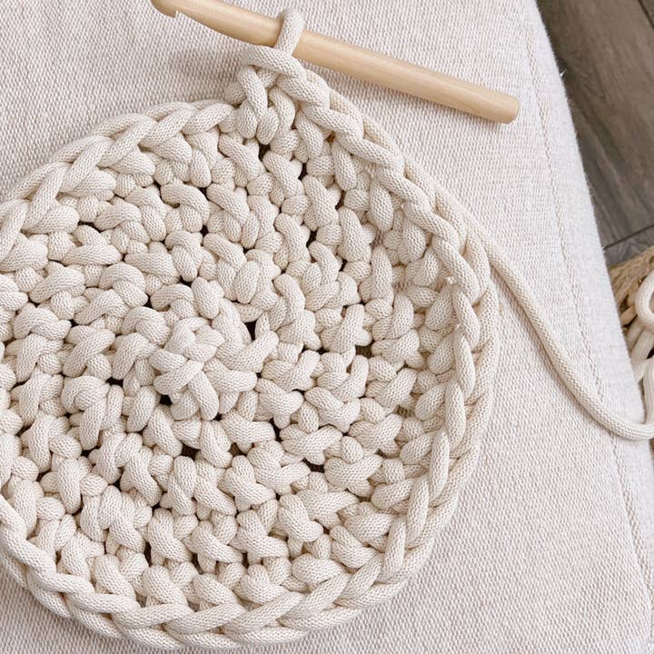 Meraki Handmade Collective – Engroshandel Kurv – Bomuld hæklet kurv
