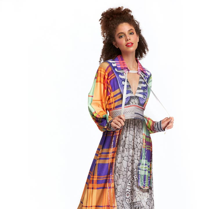 Vestido Kimono - Conversas de outono por atacado de IPNG Design