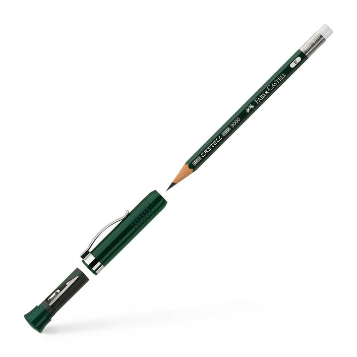 Faber-Castell / Creativity for Kids - Wholesale Pencil - Perfect Pencil, Castell 9000 with Built-in Sharpener Cap