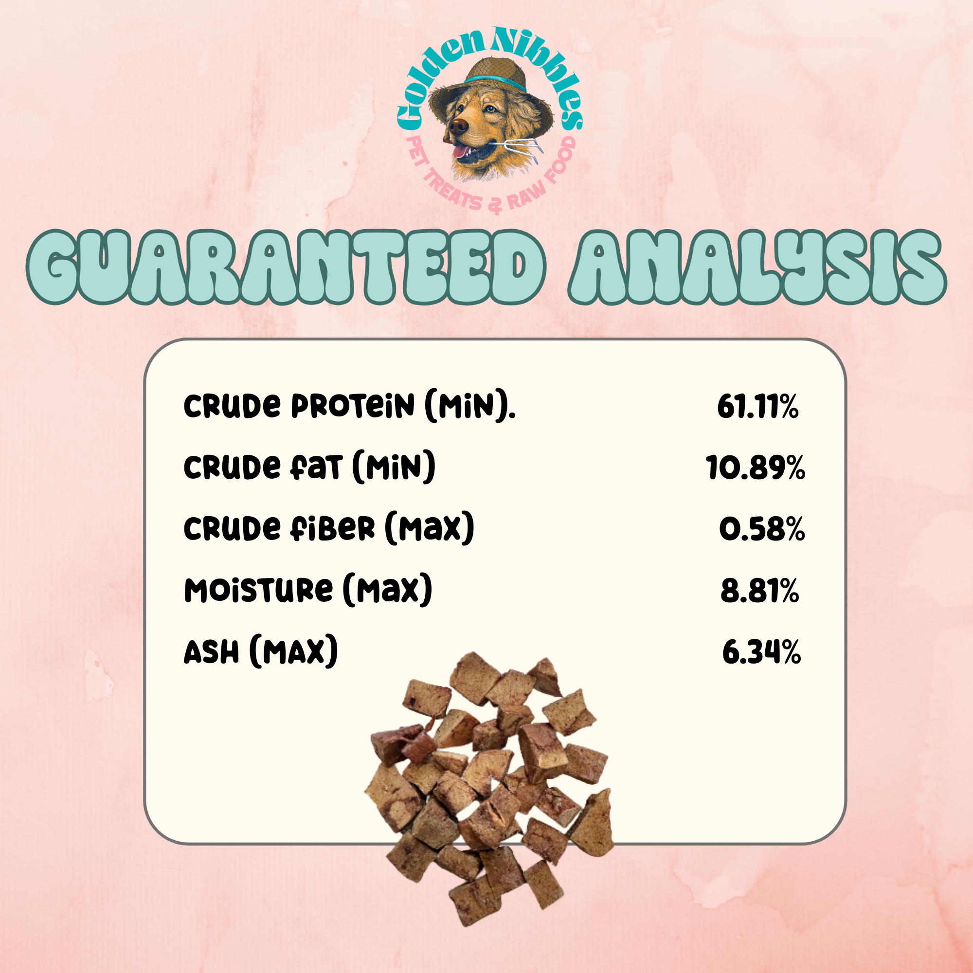 Golden Nibbles - Wholesale Pet Treats - Dog - Beef Liver - 3oz Bag - Freeze-Dried Treat for Dogs & Cats1