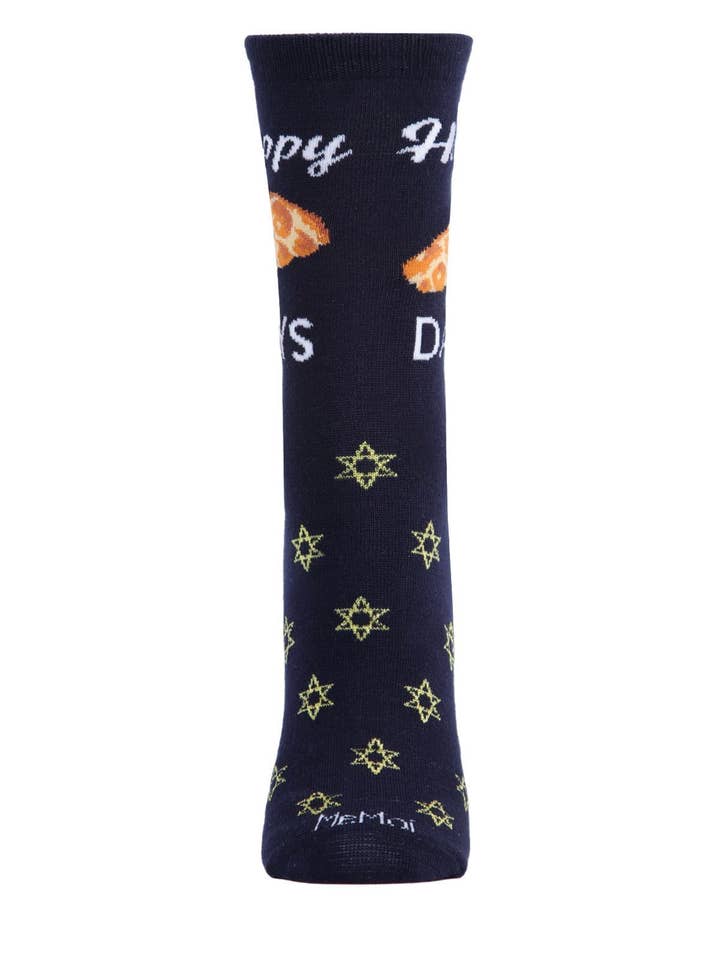 Infinity Classics International Inc. - Wholesale Socks - Women's - MeMoi Happy Challah Days Holiday Crew Socks