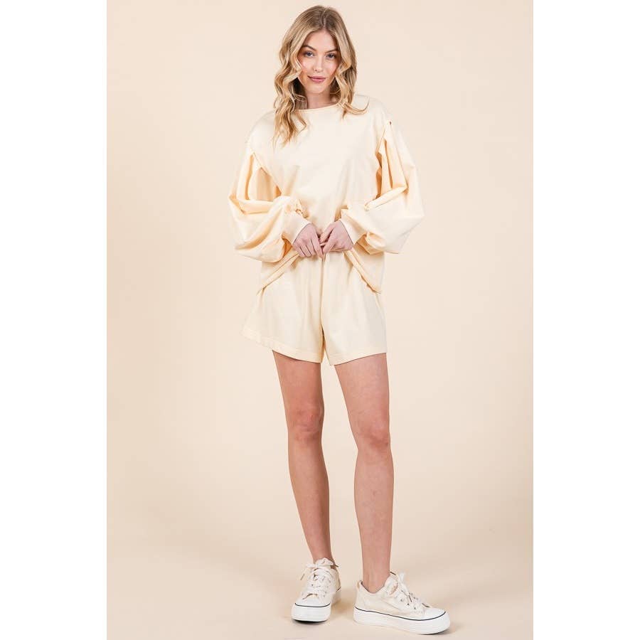 LIME N CHILI – wholesale Top & short set (NOT loungewear) – Women’s – French Terry Sweatshirt and Shorts Set12