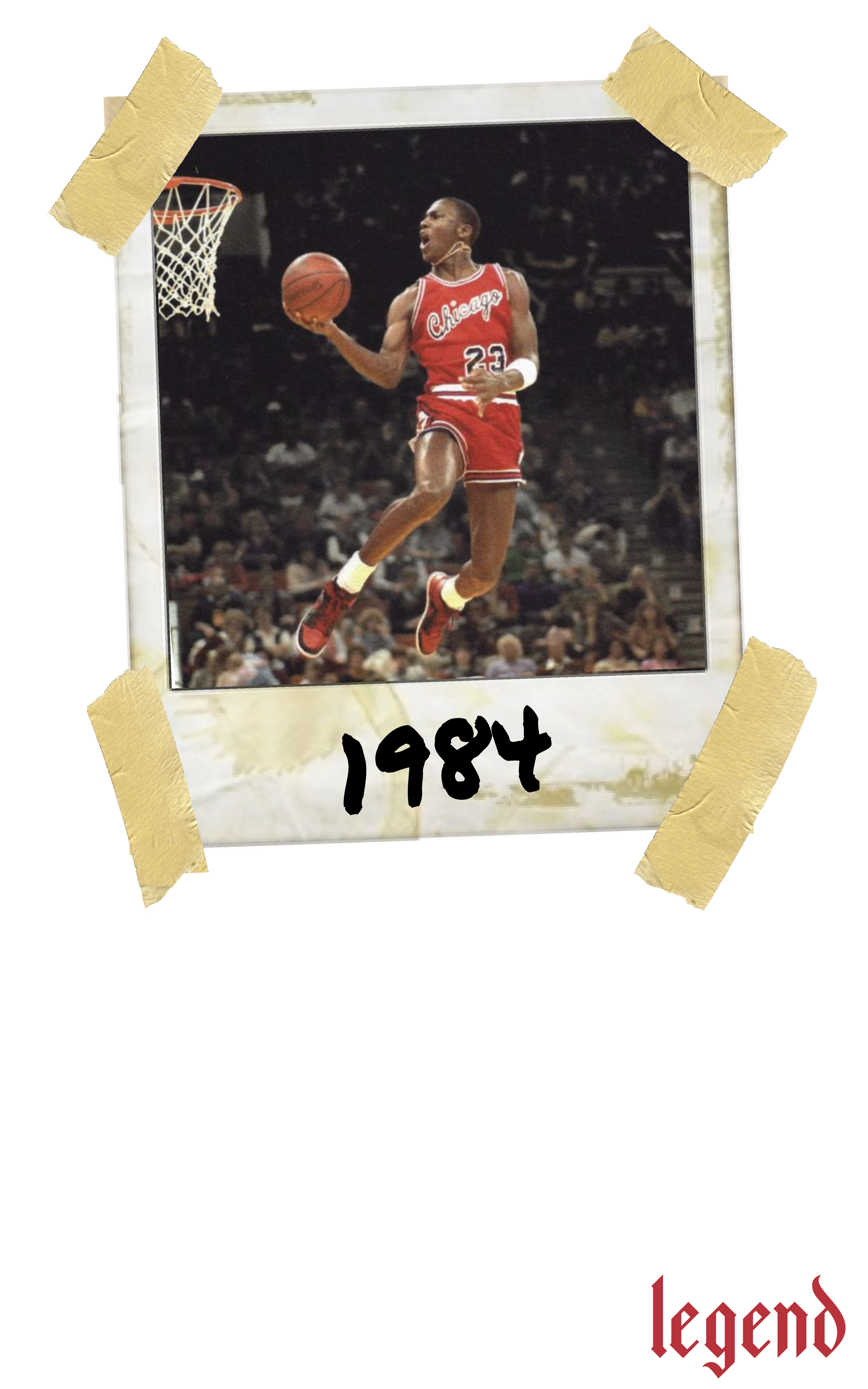 Suga Bearz - Wholesale Graphic Sweatshirt - Men's - Michael Jordan 1984 Men's Legend Sweatshirt3