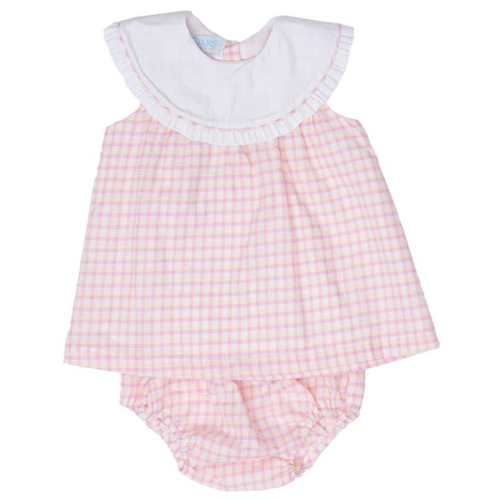 Emily Yellow & Pink Bloomer Set for wholesale by The Oaks Apparel Company
