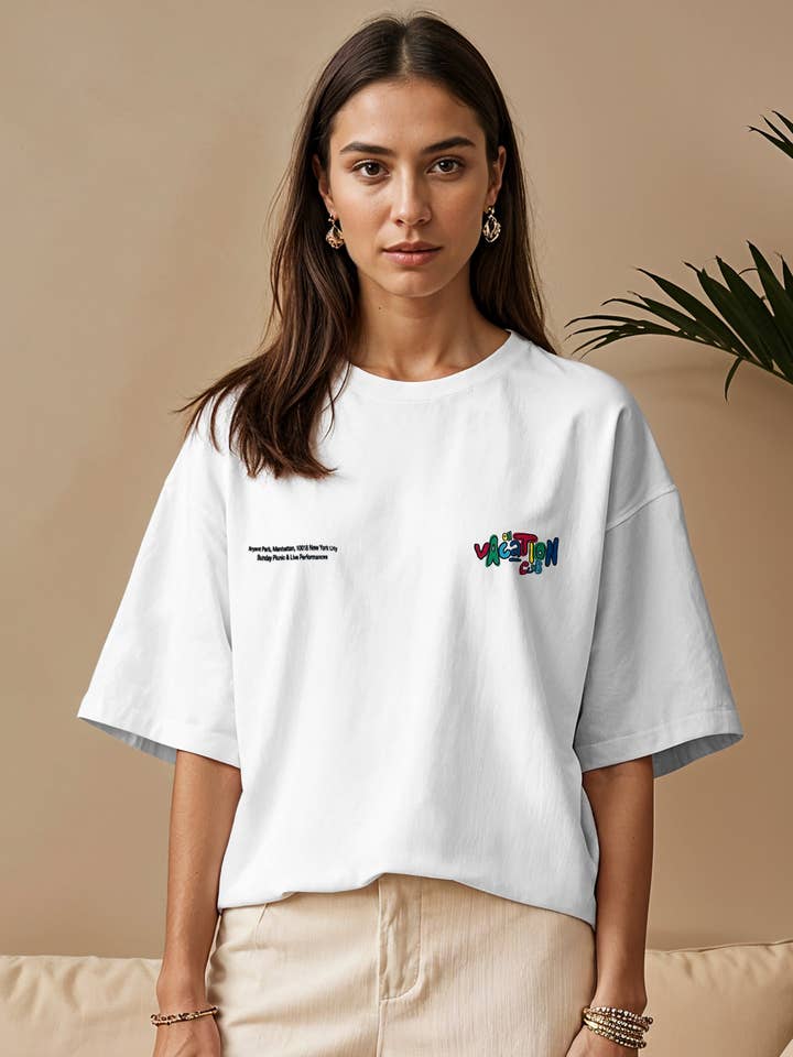 NYC Manhattan T-Shirt - White for wholesale on Faire2