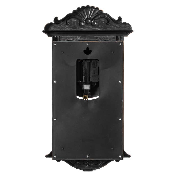 Quickway Imports - Wholesale Wall Clock - Vintage Grandfather Wood Looking Plastic Pendulum Wall Clock7