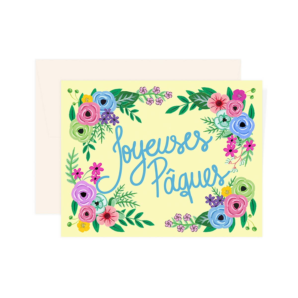 Paige & Willow - Wholesale Easter Card - Joyeuses Paques Card0