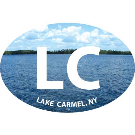 SJT Enterprises, Inc. - Wholesale Magnet - Oval destination car magnets - Lake with NO pier