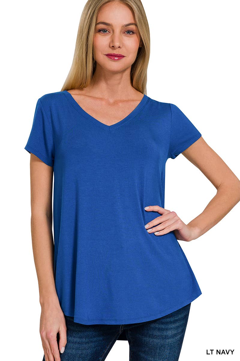 42POPS – wholesale Knit top – Women's – `.Short Sleeve Rayon Jersey Tee10