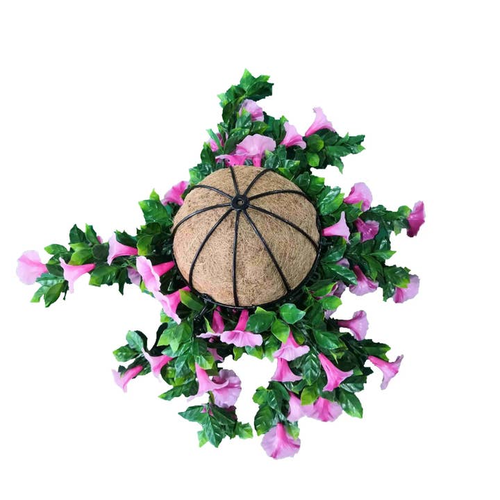 Designer Plants - Wholesale Artificial flowers - Artificial Petunia Hanging Basket UV Resistant (Outdoor Proof)3