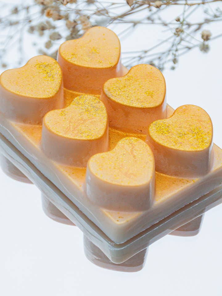 Tableta de cera perfumada corazón para venta al por mayor de Éclat de bulle
