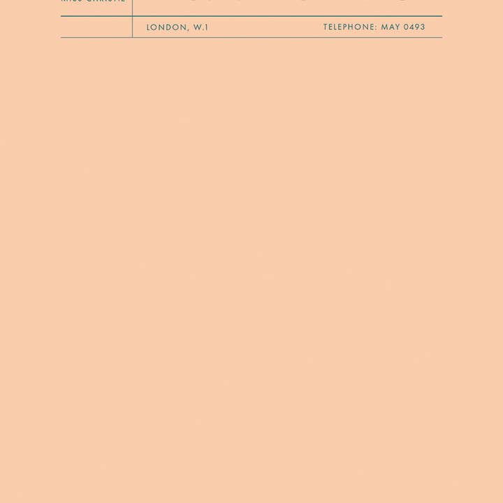 Herb Lester Associates - Wholesale Notepad - Bertram's Hotel: Fictional Hotel Notepad Set1