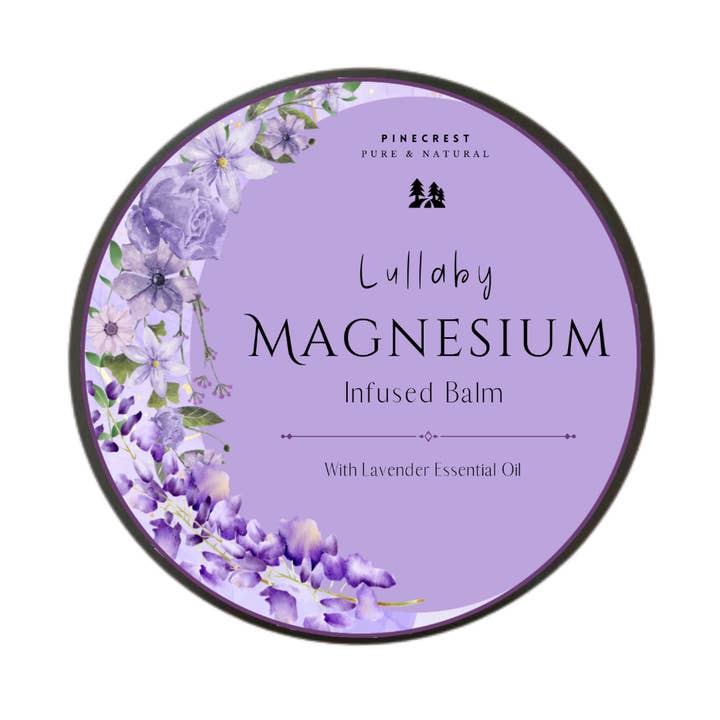 Bálsamo de Magnésio de Lavanda para Dormir (Todas as Idades) Frasco Extra Grande de 150g por atacado de Pinecrest Natural Skincare & Remedies