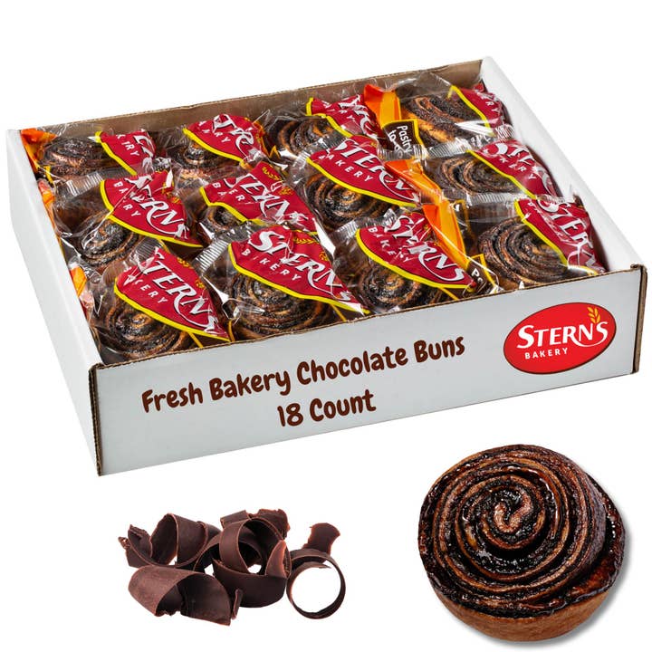 Chocolate Breakfast Pastries|18 Cookies Individually Wrapped for wholesale by Stern's Online