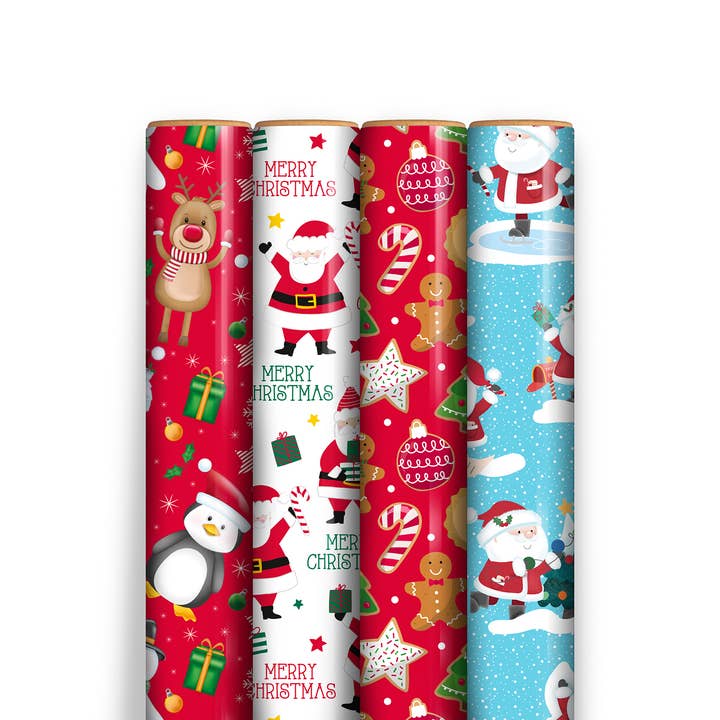 Joe Davies - Wholesale Wrapping paper roll - 7m Cute Xmas Gift Wrap1