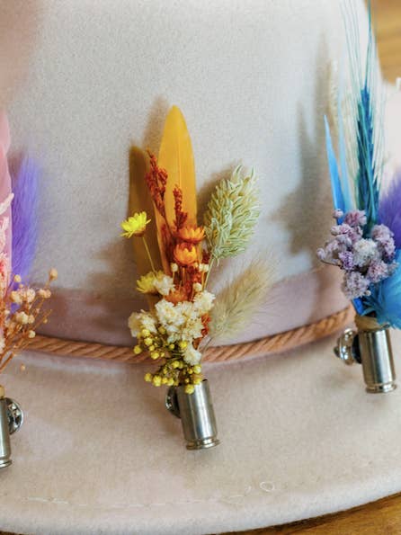 The Mini Pinny - Mini bullet casing hat pin assortment for wholesale by BrimBuds