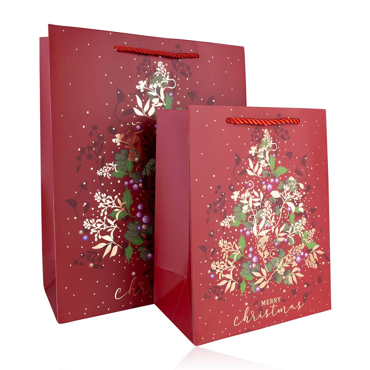 Accentra - Wholesale Gift Bag - Paper gift bag MERRY CHRISTMAS S classic1