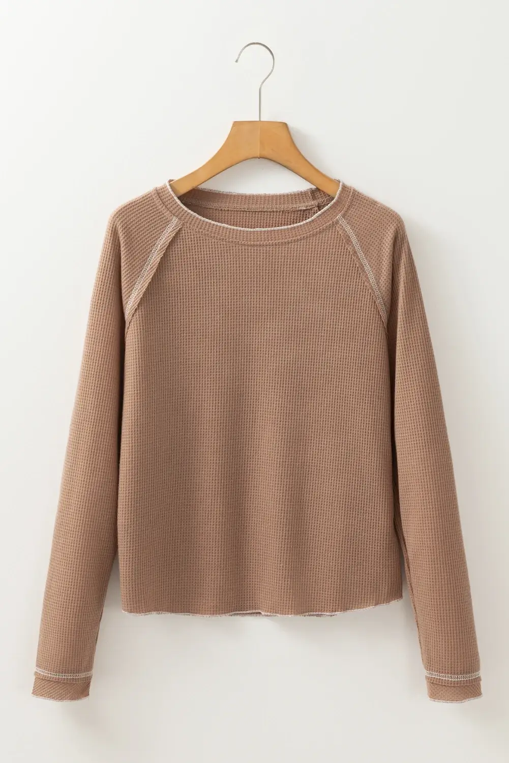 FULL TIME PURCHASE - Wholesale Knit Top - Women's - Textured Round Neck Long Sleeve Top25