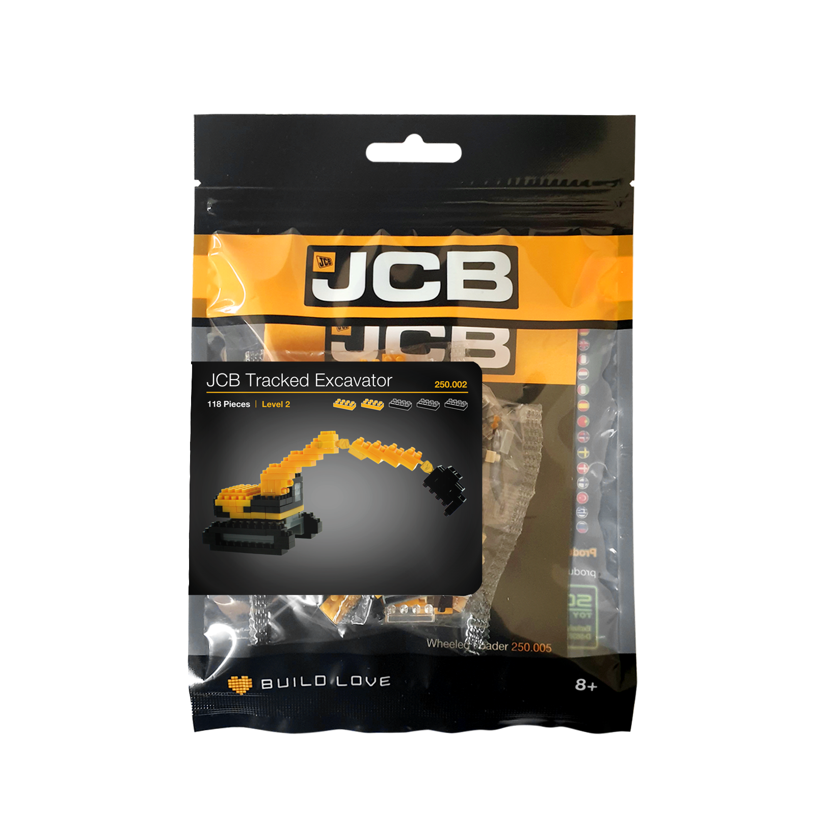 Brixies - Wholesale Building Set - Kids - JCB crawler excavator1