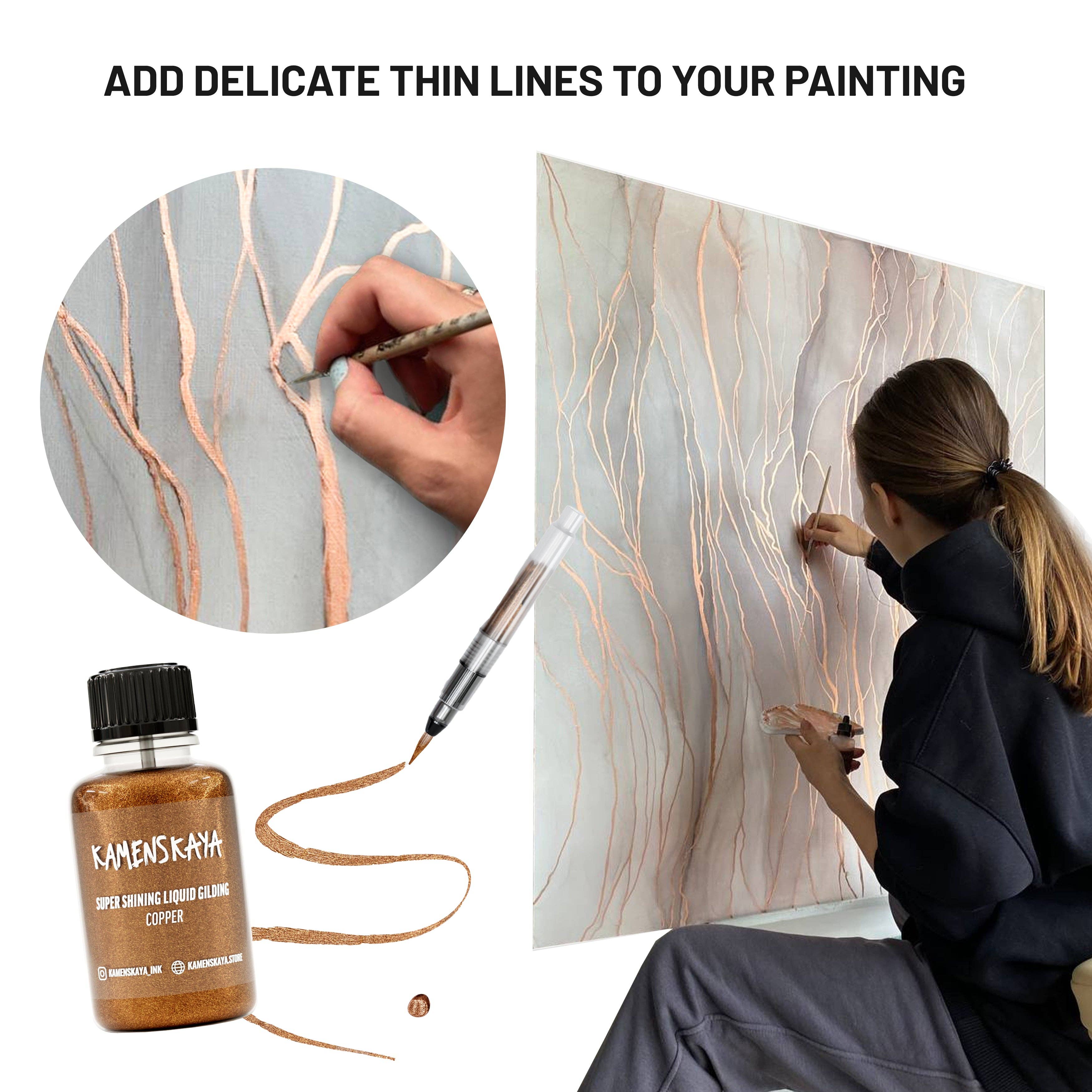 KAMENSKAYA - Wholesale Craft Supplies - Liquid gilding 'Rich gold'6