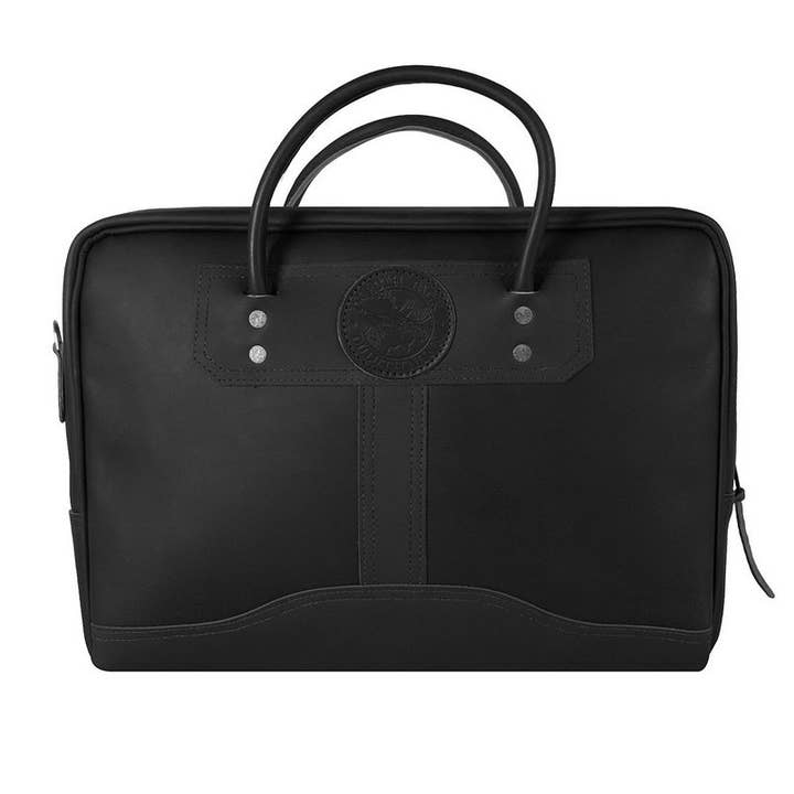 Leather Computer Briefcase for wholesale by Duluth Pack