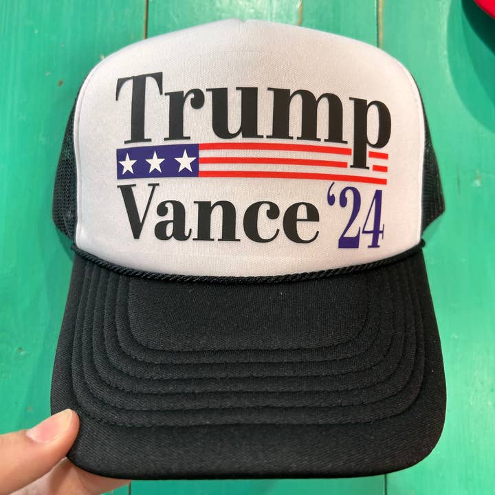 Vibes Hat Company - Wholesale Trucker Hat - Unisex - Trump Vance '24 Trucker | Election Hats | Political Caps