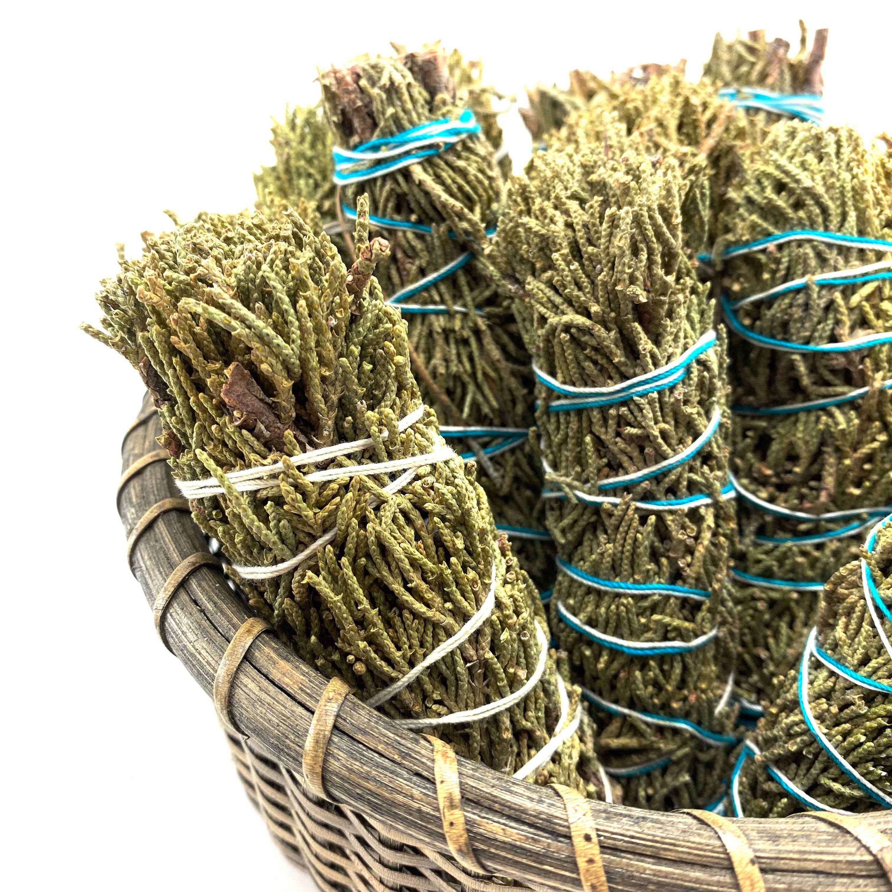 Moon Mountain Gems – Engroshandel Salviepakke – 4" Juniper Sage Bundle, Enebær Smudge, enebær Salvie2