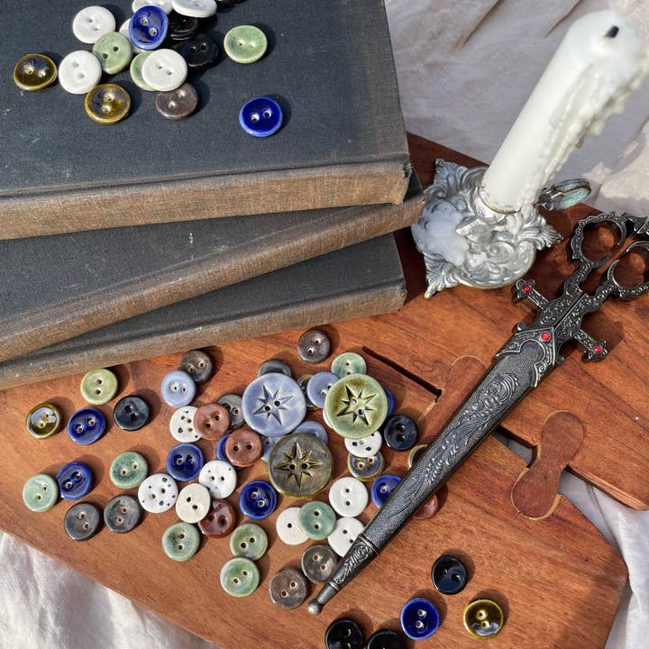 Silver Beast Studio - Wholesale Sewing Button/Snap - 18mm Original Buttons (Set of 5)1