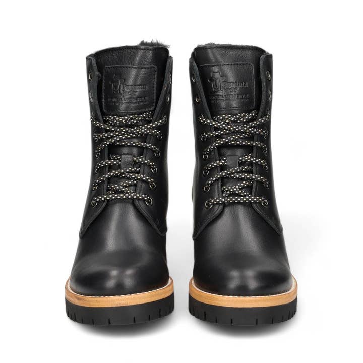 Negro Botas Padma B11 de Cuero Negro para Mujer de Panama Jacks de venta al por mayor en Faire