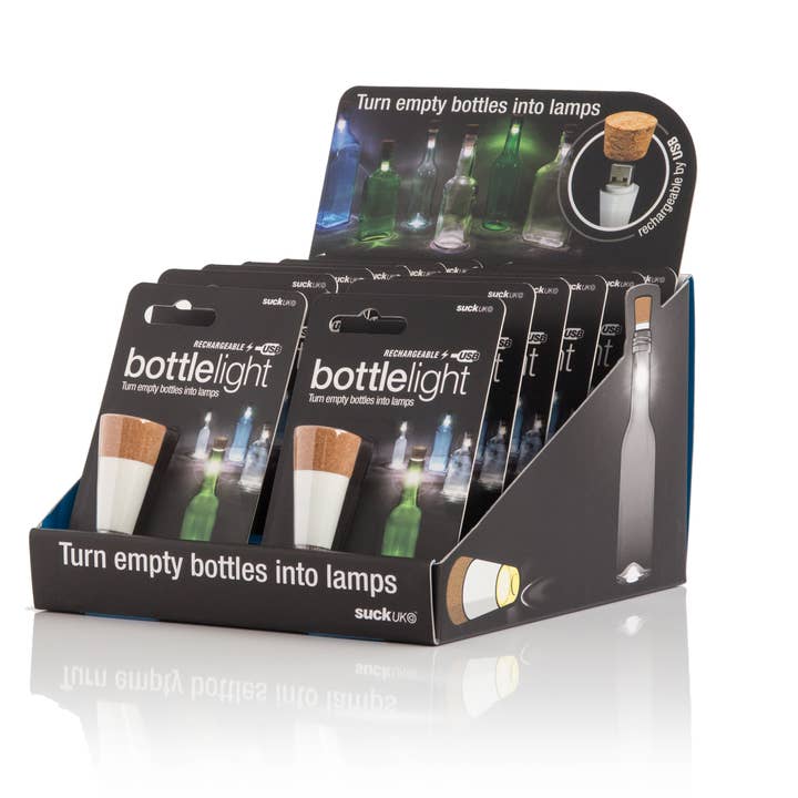 SUCK UK Ltd - USA - Wholesale Accent/Desk Lamp - USB Rechargeable Bottle Light4