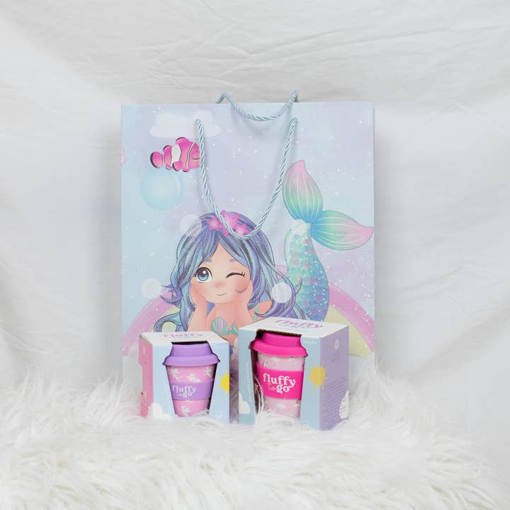 Fluffy To Go - Wholesale Drinking glass/cup – Kids & Baby - MAGIC FAIRY FLUFFY CUP6