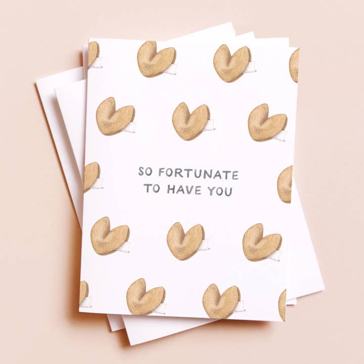 Amy Zhang - Wholesale Thank You Card - Fortune Cookie Thank You — Asian Food Thanks Card0