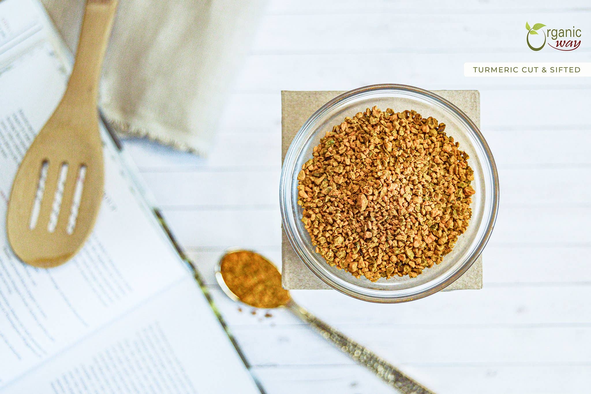 Organic Way LLC - Wholesale Herbs - Organic Turmeric (Cut & Sifted)2