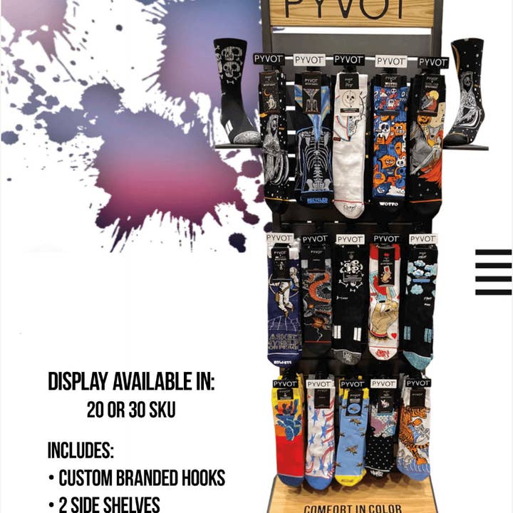 Pyvot - Wholesale Retailer Display - Accessories - Display 20 Styles