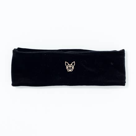 Long Eared Bunny Velvet Headband | BLACK BEBE for wholesale by Hunny Bunny Collection