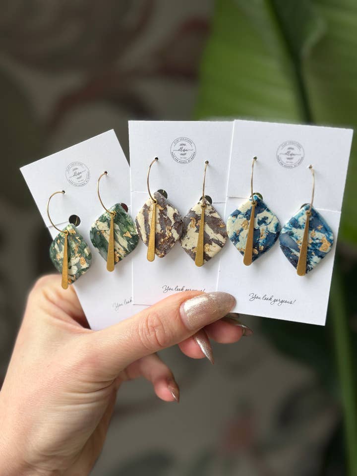 Colgantes de mármol 4 para venta al por mayor de ElleseeWomen