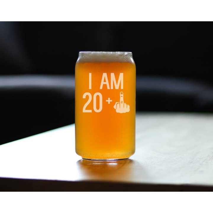 bevvee - Venta al por mayor Jarras de cerveza - Regalos de 21 cumpleaños: 20 latas de cerveza Middle Finger, vaso de cerveza1