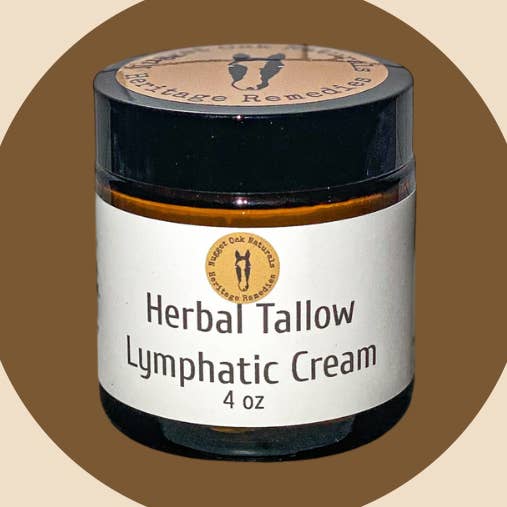 Herbal Tallow Lymphatic Cream for wholesale by Nugget Oak Naturals