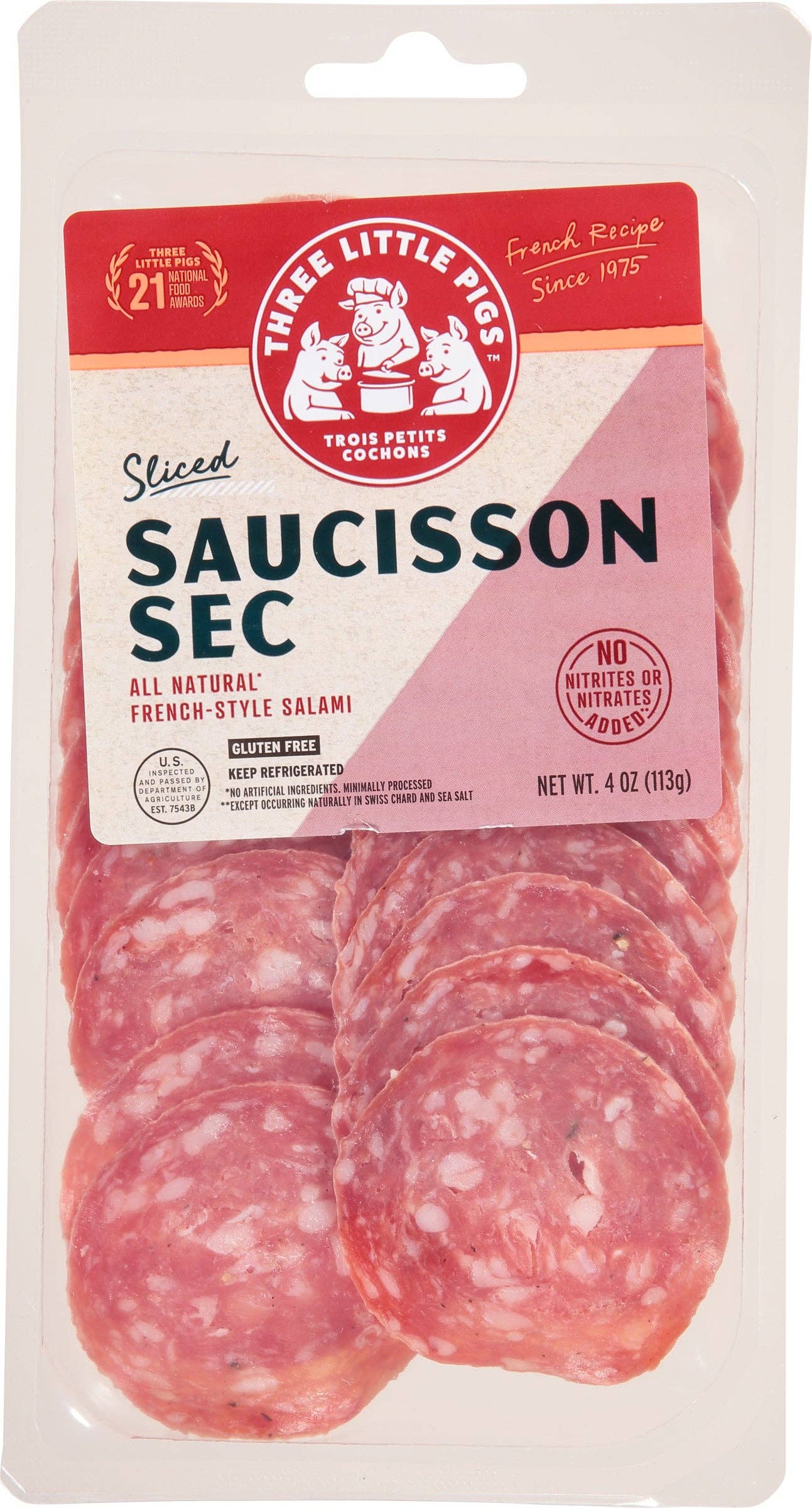 Three Little Pigs - Wholesale Salami - Sliced Saucisson Sec3