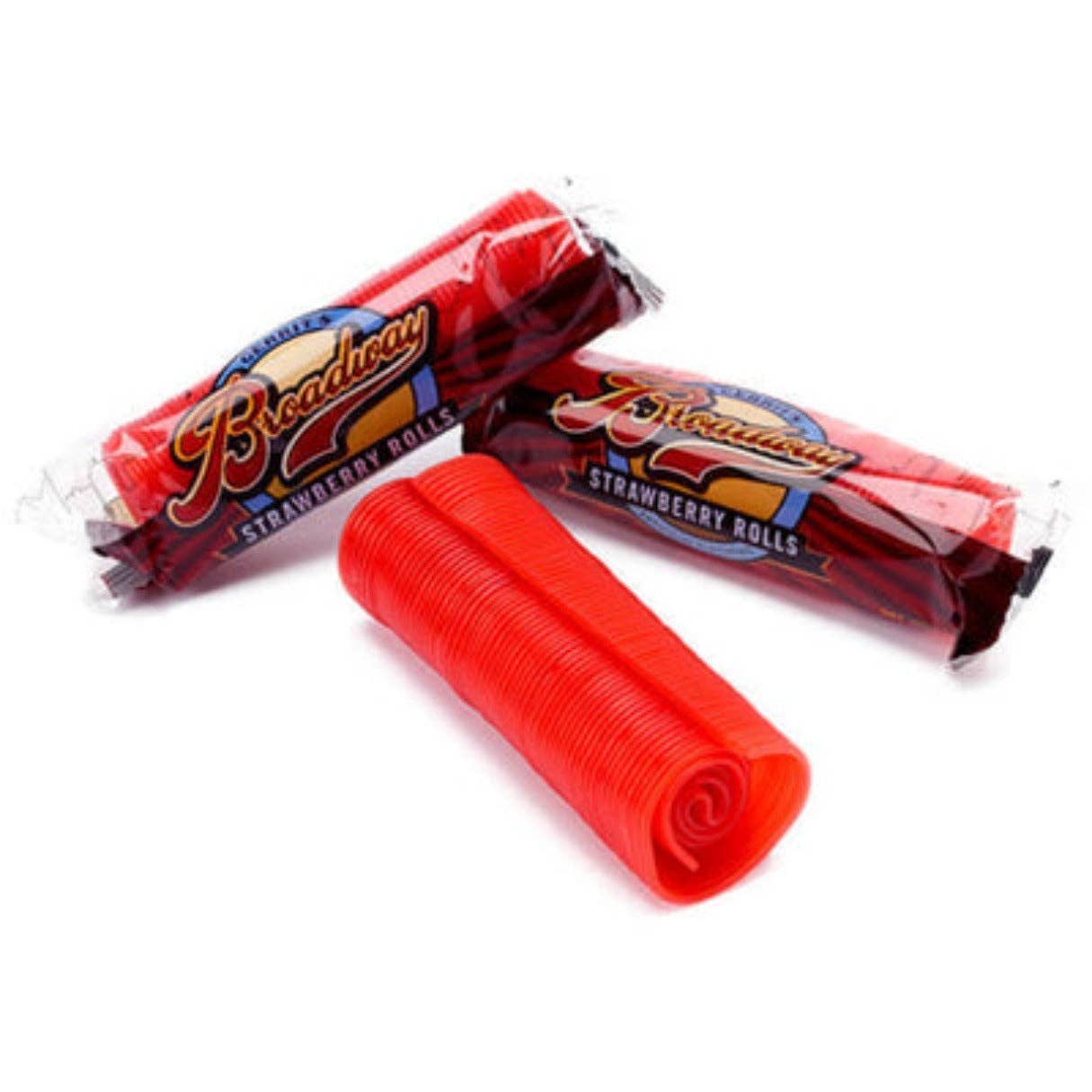 I Got Your Candy – wholesale Liquorice – Gerrit's Broadway Strawberry Licorice Rolls 2oz - 24ct2