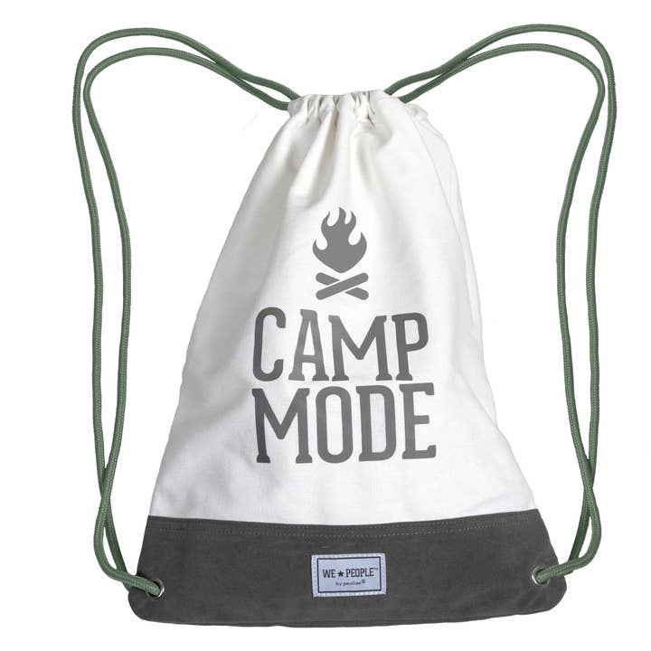 Camp Mode - 13" x 17" Canvas Drawstring Bag and other Purchase Wholesale polybags. Free Returns & Net 60 Terms on Faire trending on Faire.