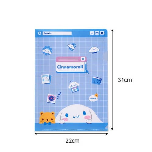 BCZShop - Wholesale Folders - SANRIO CHARACTERS L FOLDER - CINNAMOROLL